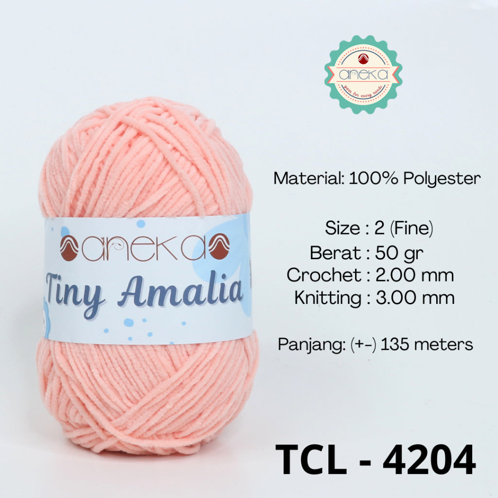 KATALOG - Benang Rajut Tiny Amalia / Chenille Yarn