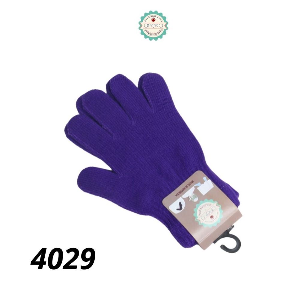 KATALOG - Sarung Tangan Anak Polos Bahan Rajut / Knit Gloves