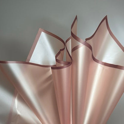 ANEKA - [ 20 Lembar ] Kertas Cellophane Buket Bunga [Matt List] Flower Wrapping Paper Celophane