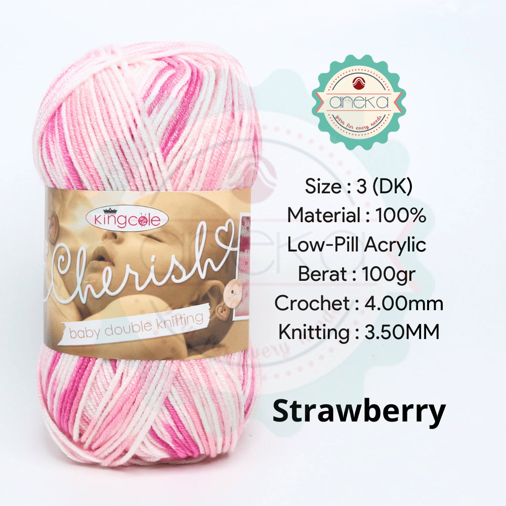 KATALOG - Benang Rajut Import King Cole Cherish / Acrylic Yarn / Akrilik