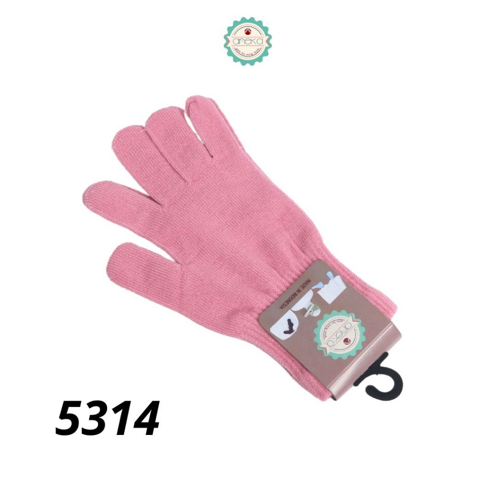KATALOG - Sarung Tangan Anak Polos Bahan Rajut / Knit Gloves