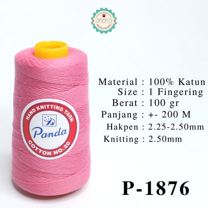 Aneka Benang x Paperflower by Lita - [Paket Eksklusif] Tas Cord DIY / Benang Katun Panda - 2