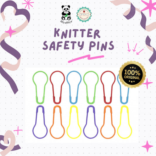 HiyaHiya - Alat Rajut Knitter's Safety Pins / Penanda Rajut