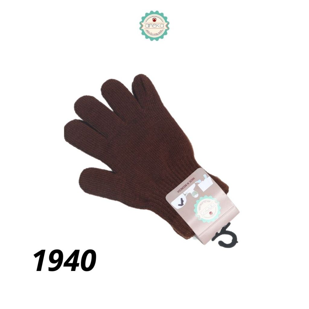 KATALOG - Sarung Tangan Anak Polos Bahan Rajut / Knit Gloves