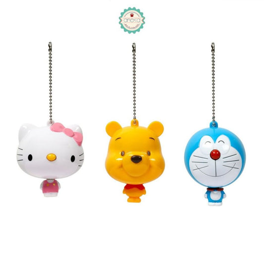 ANEKA - Meteran Gantungan Kunci Karakter Hello Kitty / Winnie The Pooh / Doraemon / Measure Tape