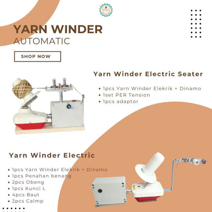 ANEKA - Wool Yarn Winder Electric Automatic / Penggulung Benang Elektrik Otomatis