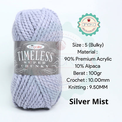 KATALOG - Benang Rajut Import King Cole Timeless Super Chunky / Premium Acrylic Yarn / Alpaca / Akrilik