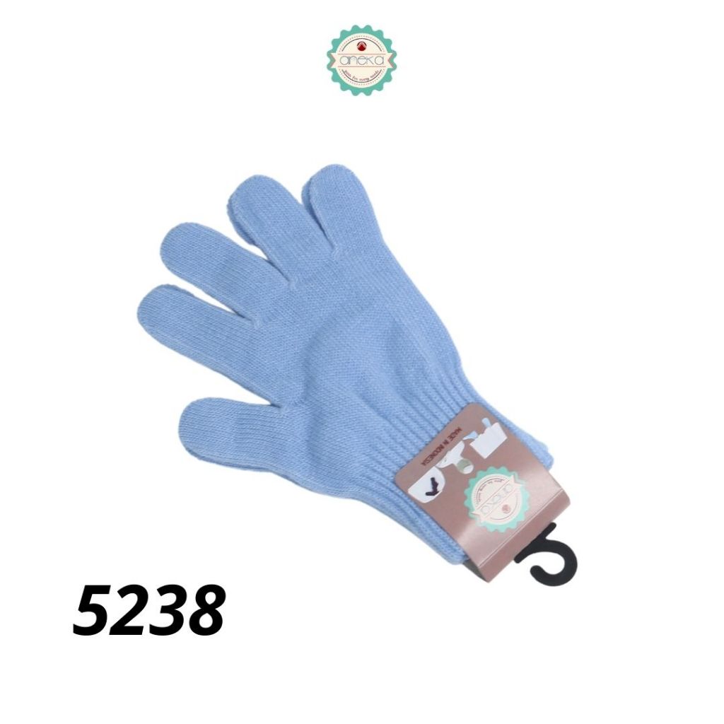 KATALOG - Sarung Tangan Anak Polos Bahan Rajut / Knit Gloves