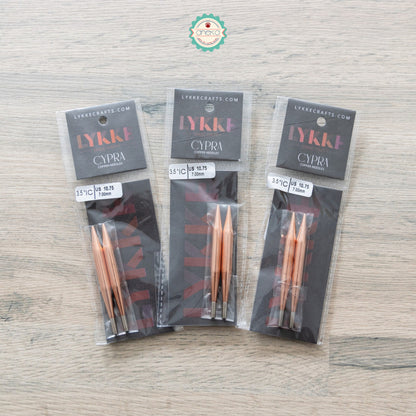 Lykke - Cypra Copper Interchangeable Needle / Alat Rajut Jarum Knitting