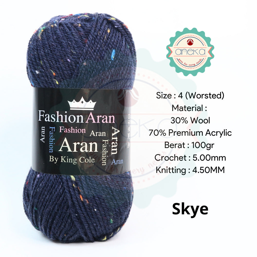 KATALOG - Benang Rajut Import King Cole Fashion Aran / Wool / Premium Acrylic