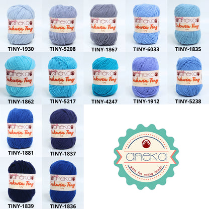 KATALOG - Benang Rajut Sakura Tiny 3 Ply / Milk Cotton / Katun Susu