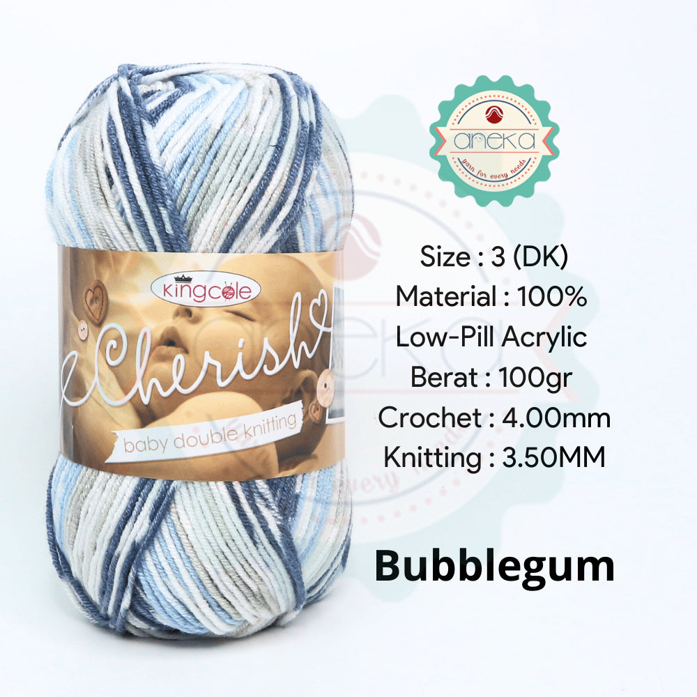 KATALOG - Benang Rajut Import King Cole Cherish / Acrylic Yarn / Akrilik