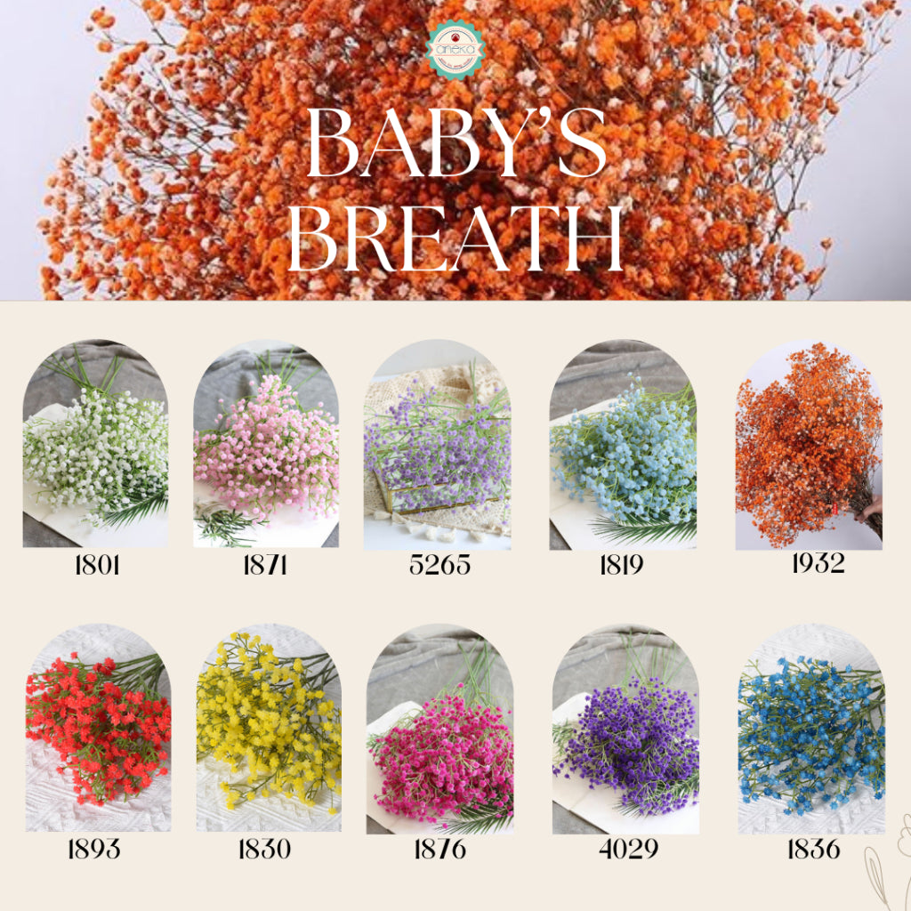 AnekaBenang - Bunga Artificial / Plastik / Baby's Breath / Bouquet Flowers / Imitasi / Gyphsopila