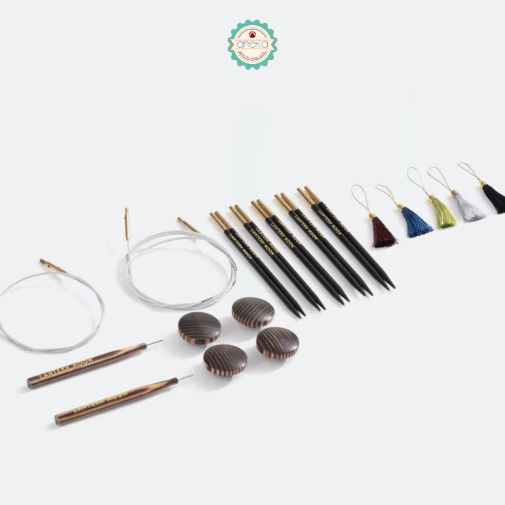 Lantern Moon - Interchangeable Needle Set 5" (13 CM) / Alat Rajut Jarum Knitting