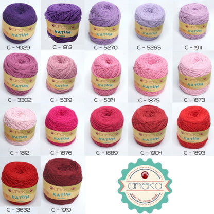 KATALOG - Benang Rajut Katun Polos Part 2