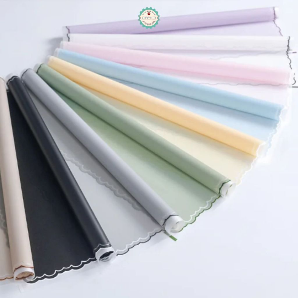 ANEKA - [ PCS ] Kertas Cellophane Cloud Line / Buket Bunga [ Cloud Line ] Flower Wrapping Paper Celophane