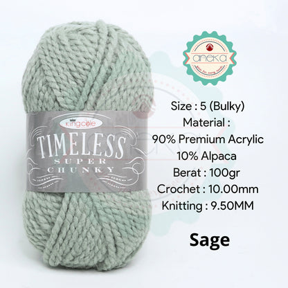 KATALOG - Benang Rajut Import King Cole Timeless Super Chunky / Premium Acrylic Yarn / Alpaca / Akrilik