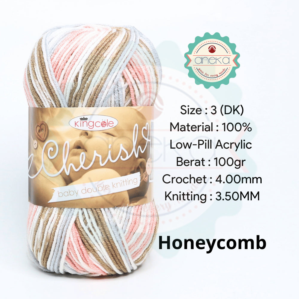 KATALOG - Benang Rajut Import King Cole Cherish / Acrylic Yarn / Akrilik