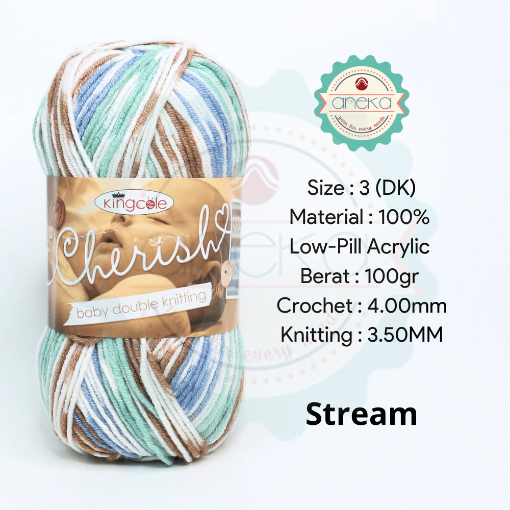 KATALOG - Benang Rajut Import King Cole Cherish / Acrylic Yarn / Akrilik