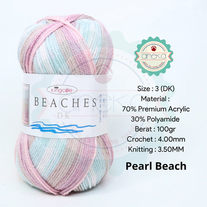 KATALOG - Benang Rajut Import King Cole Beaches DK / Premium Acrylic / Polyamide / Akrilik