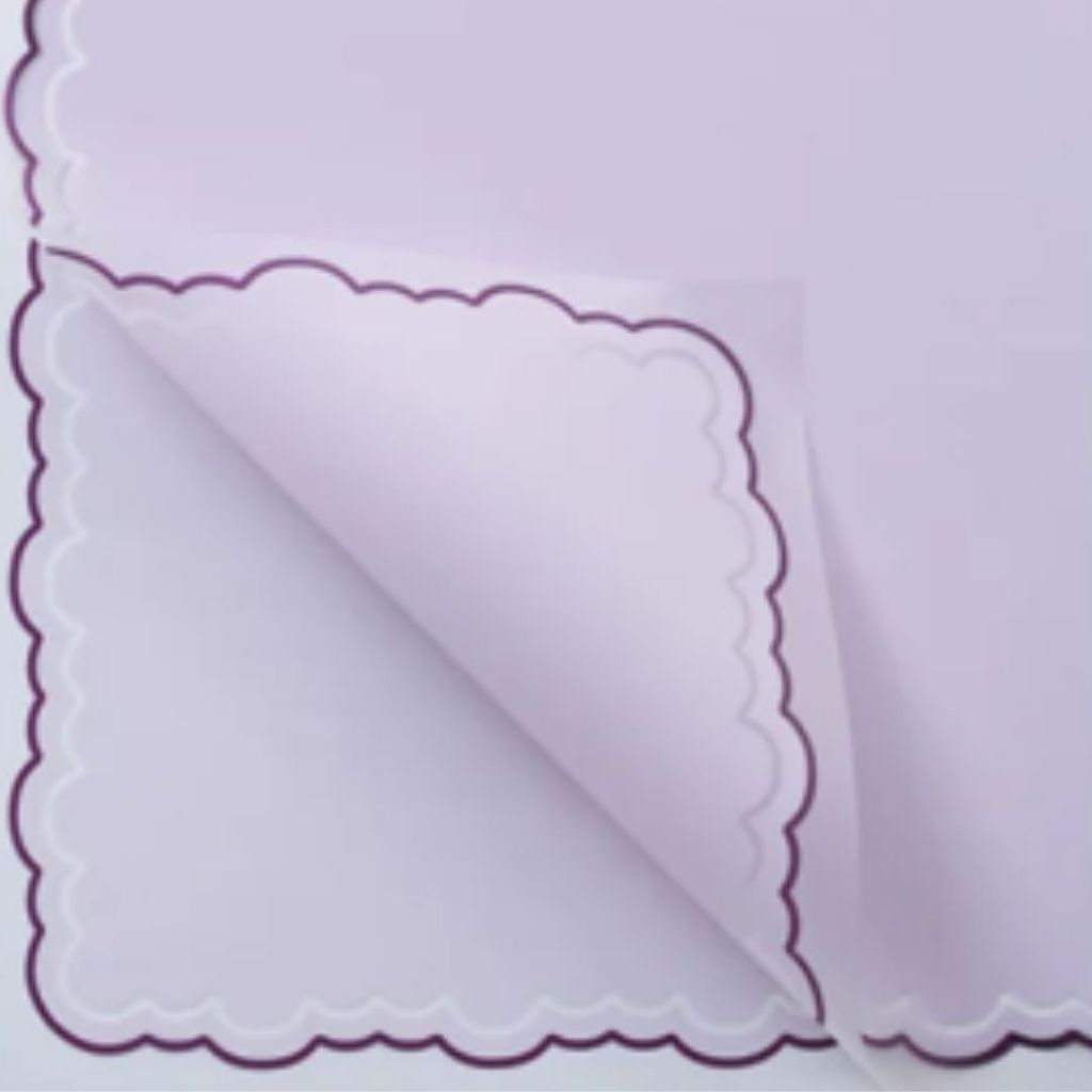 ANEKA - [ PCS ] Kertas Cellophane Cloud Line / Buket Bunga [ Cloud Line ] Flower Wrapping Paper Celophane