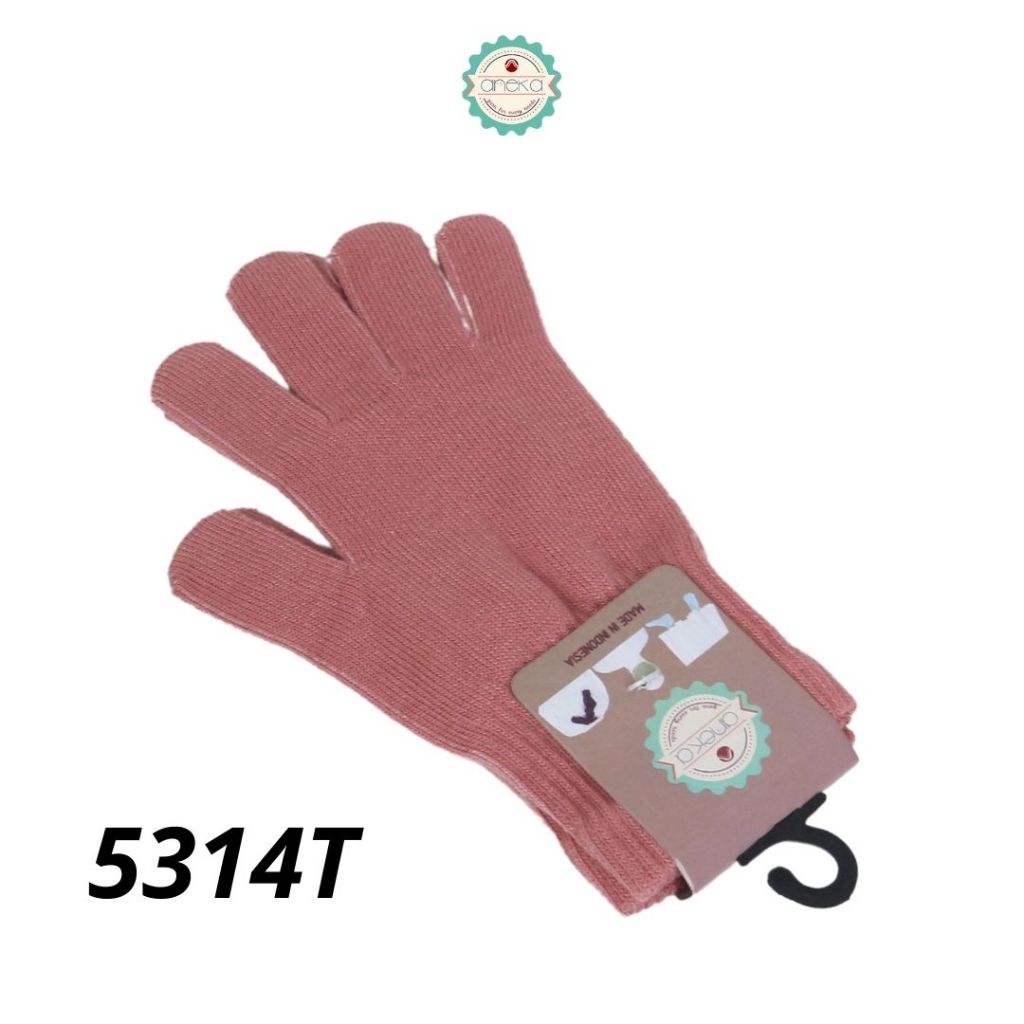 KATALOG - Sarung Tangan Anak Polos Bahan Rajut / Knit Gloves