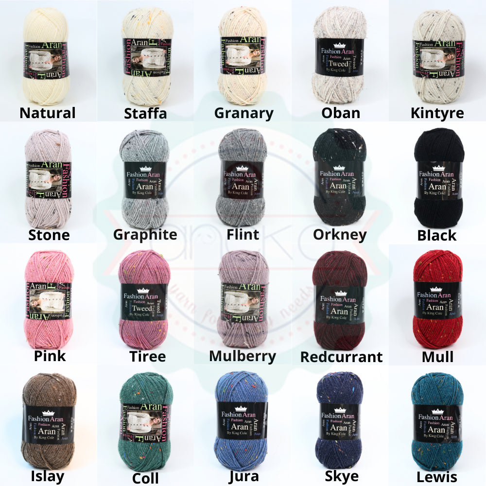 KATALOG - Benang Rajut Import King Cole Fashion Aran / Wool / Premium Acrylic