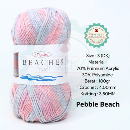 KATALOG - Benang Rajut Import King Cole Beaches DK / Premium Acrylic / Polyamide / Akrilik