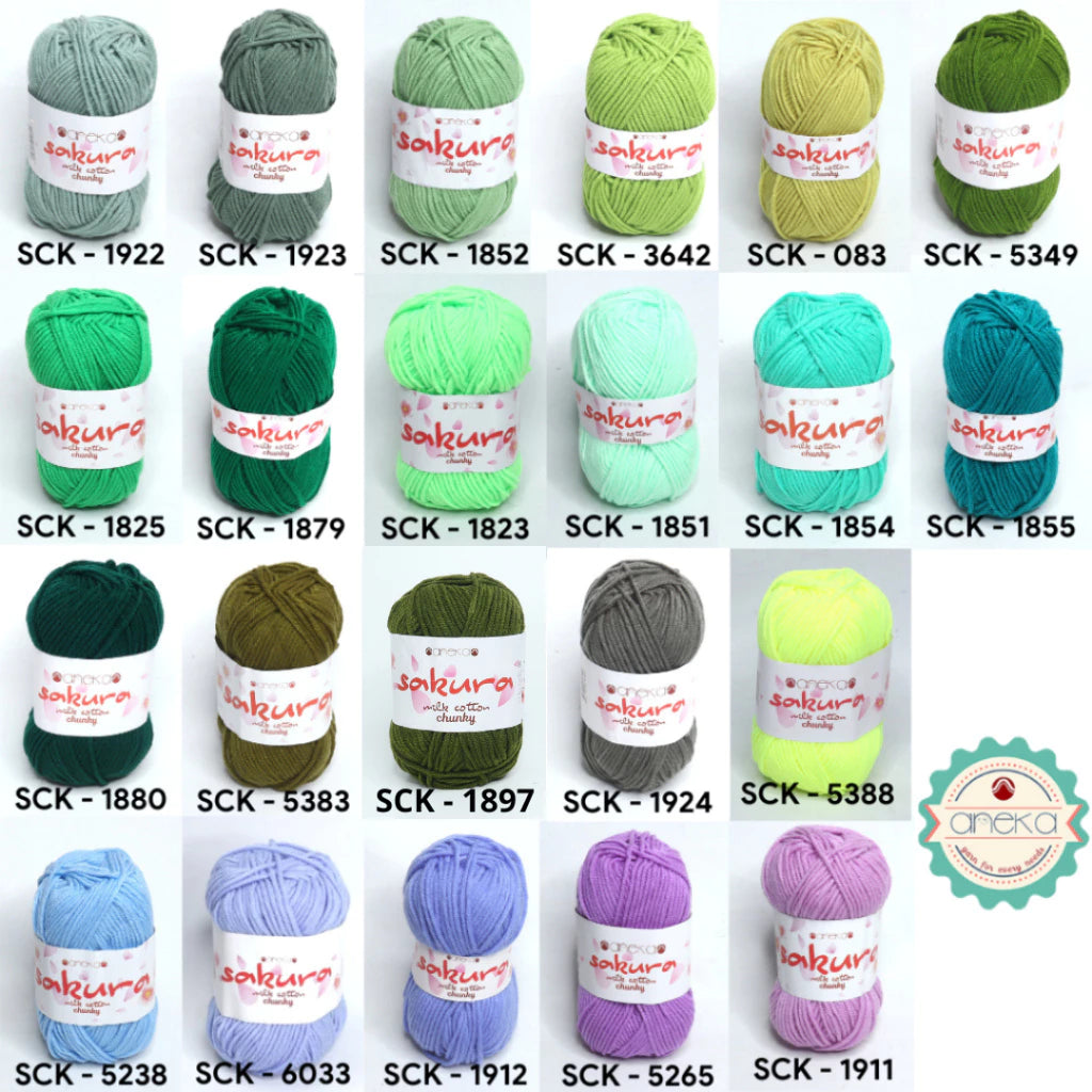 CATALOG - Sakura Milk Cotton Chunky Milk Cotton Knitting Yarn PART 2