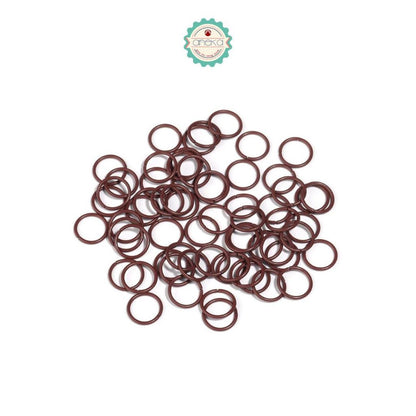 ANEKA - [100 PCS] Ring Jumper Metal Connector For DIY Jewelry Accessories Supplies Colorful [+-30 gram]