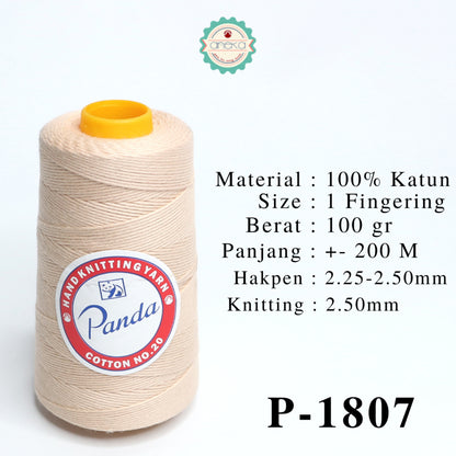 Aneka Benang x Paperflower by Lita - [Paket Eksklusif] Tas Cord DIY / Benang Katun Panda