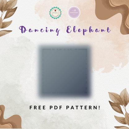 Aneka Benang x Amimoo Amigurumi - DIY Dancing Elephant KIT / Paket Merajut Pemula Lengkap Gajah Menari