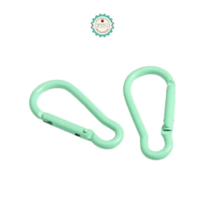 ANEKA - [5 PCS] Gantungan Kait Kunci Carabiner Warna Macaron / Color Carabiner Climbing Hook Keychain Ring Metal