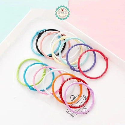 ANEKA - [5PCS] Ring Hoop Kait Bulat / Loose Leaf Book Keychain Holder Binder