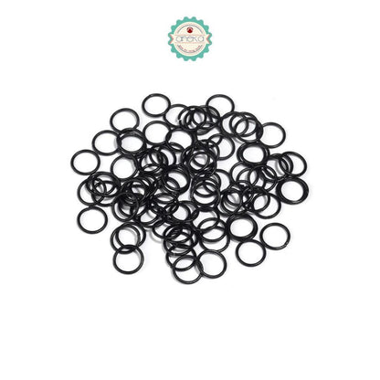 ANEKA - [100 PCS] Ring Jumper Metal Connector For DIY Jewelry Accessories Supplies Colorful [+-30 gram]