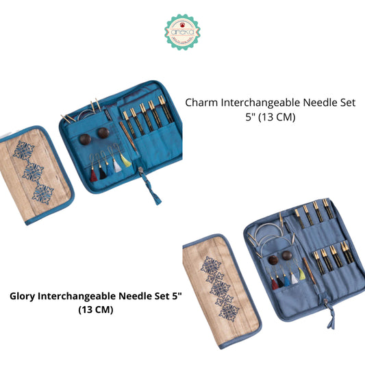 Lantern Moon - Charm Interchangeable Needle Set 5" (13 CM) / Alat Rajut Knitting