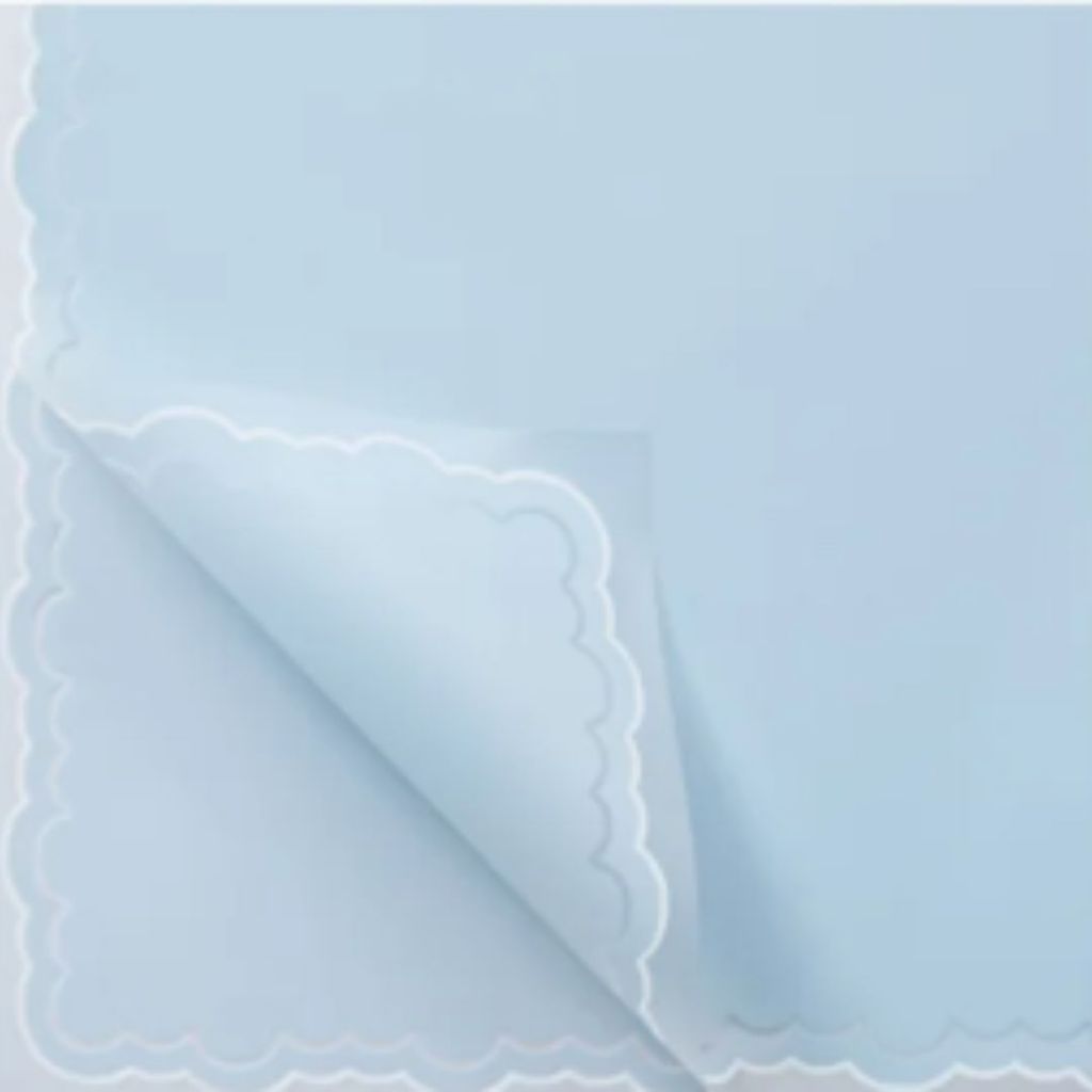 ANEKA - [ PCS ] Kertas Cellophane Cloud Line / Buket Bunga [ Cloud Line ] Flower Wrapping Paper Celophane