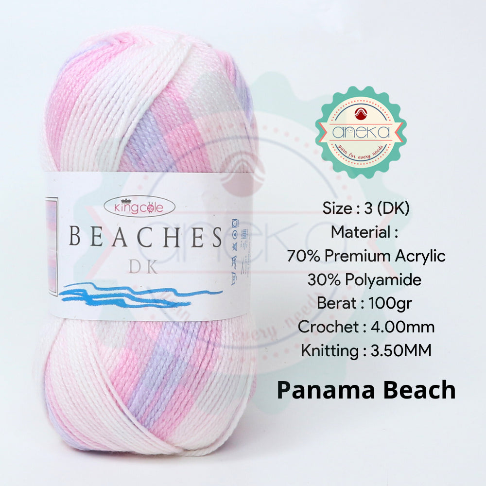 KATALOG - Benang Rajut Import King Cole Beaches DK / Premium Acrylic / Polyamide / Akrilik