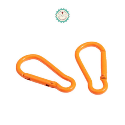 ANEKA - [5 PCS] Gantungan Kait Kunci Carabiner Warna Macaron / Color Carabiner Climbing Hook Keychain Ring Metal