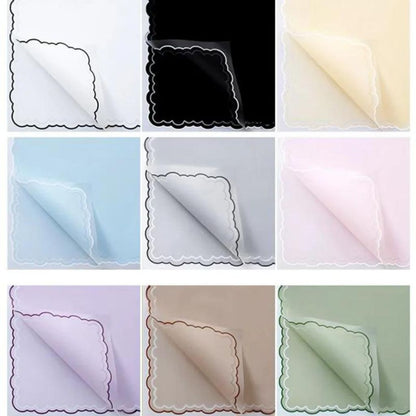 ANEKA - [ PCS ] Kertas Cellophane Cloud Line / Buket Bunga [ Cloud Line ] Flower Wrapping Paper Celophane