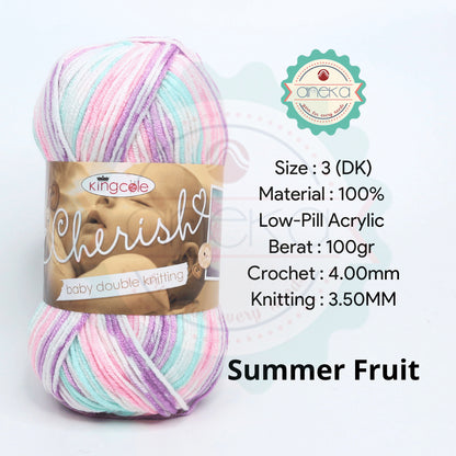 KATALOG - Benang Rajut Import King Cole Cherish / Acrylic Yarn / Akrilik