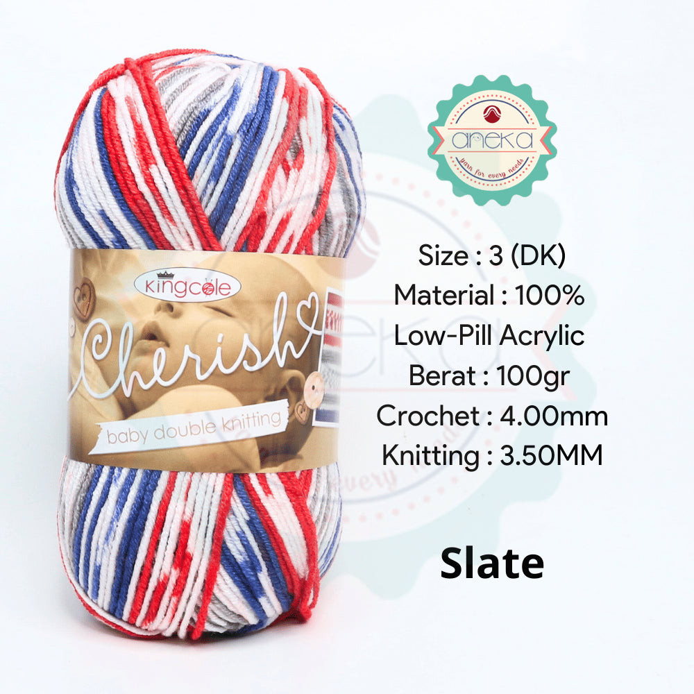 KATALOG - Benang Rajut Import King Cole Cherish / Acrylic Yarn / Akrilik