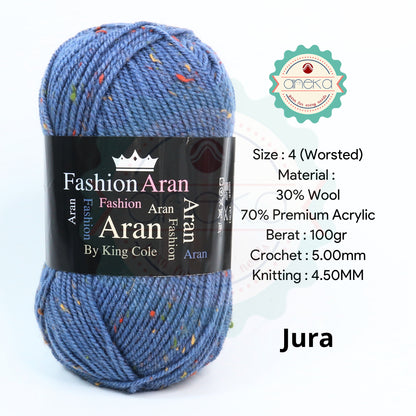 KATALOG - Benang Rajut Import King Cole Fashion Aran / Wool / Premium Acrylic