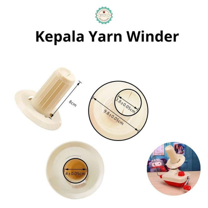 Aneka - Tutup Kepala Yarn Winder / Alat Penggulung Benang / Golongan Benang wool