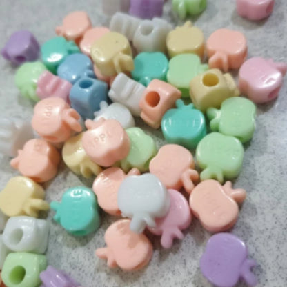 Mute Beads / DIY Craft Milk Pastel Motes - 20 GRAM