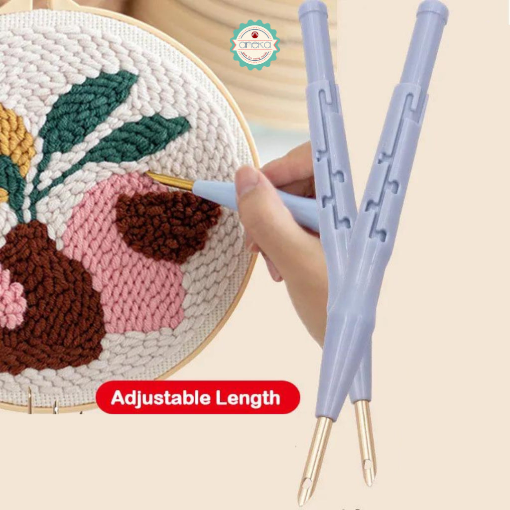 AnekaBenang - Alat Menyulam / Sulam Bordir / Punch Needle / Embroidery Pen