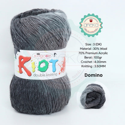 KATALOG - Benang Rajut Import King Cole Riot DK / Wool / Premium Akrilik