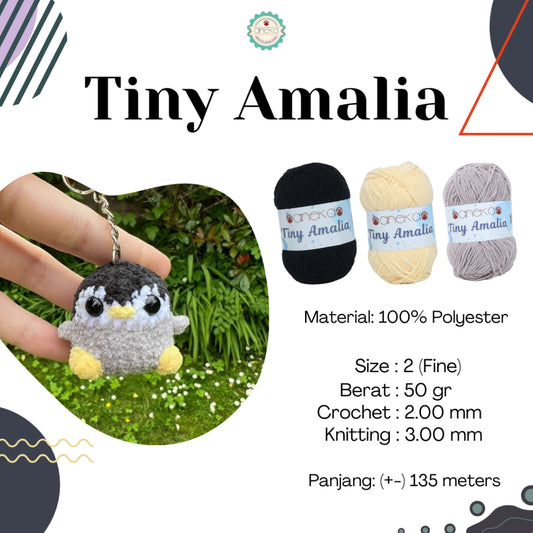 KATALOG - Benang Rajut Tiny Amalia / Chenille Yarn