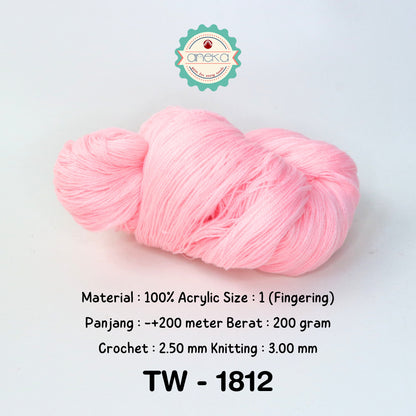 KATALOG - Benang Rajut Wool Aneka / Wol / Siet Yarn 200 gram (BENTUK HANK, TIDAK DIGULUNG) Part 1
