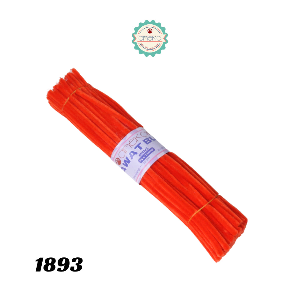 KATALOG - [Isi 100 PCS] Kawat Bulu Mini Mercy PREMIUM / Tangkai Chenille Pastel / Pipe Cleaner DIY Bouquet